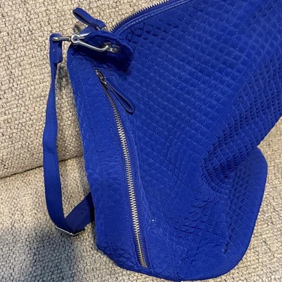 Vera Bradley Royal Blue Quilted Shoulder Bag - Picture 7 of 7
